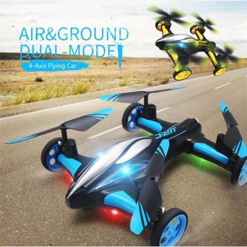 H23 2.4G 4CH 6-Axis Gyro Air-Ground Flying Car RC Quadcopter Drone RTF with 3D Flip One-key Return and Headless Mode RTF