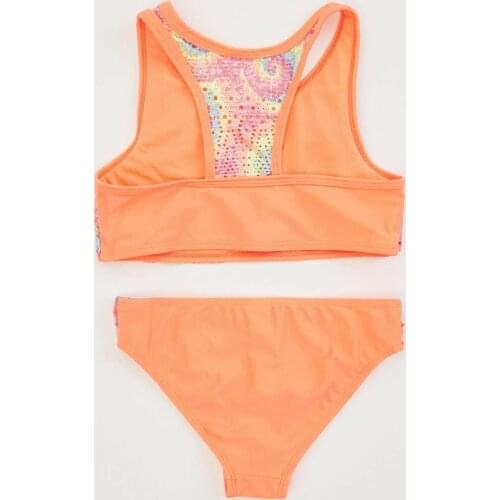 LOOK FOR YOUR WONDERFUL NIGHTS WITH ITS STUNNING Girl Printed Bikini Set FREE SHIPPING