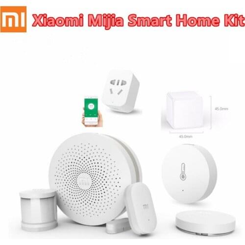 Xiaomi Mijia Smart Home Kit Human Body Door Window Temperature Humidity Sensor Wireless Switch Zigbee Socket Gateway Mihome App