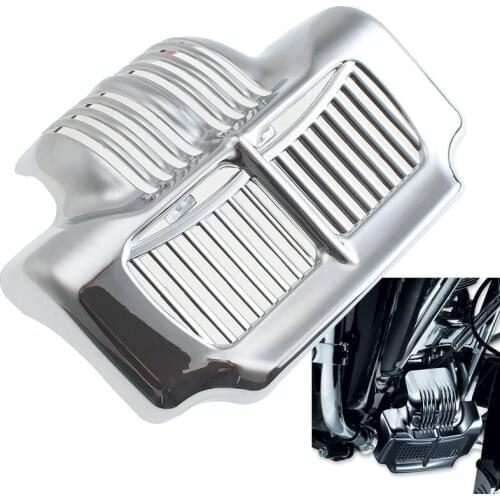 Motorcycle Protector For Harley Touring Road King Electra Street Glide Trike FLHT FLTR FLHX 11-15 Chrome Oil Cooler Cover ABS