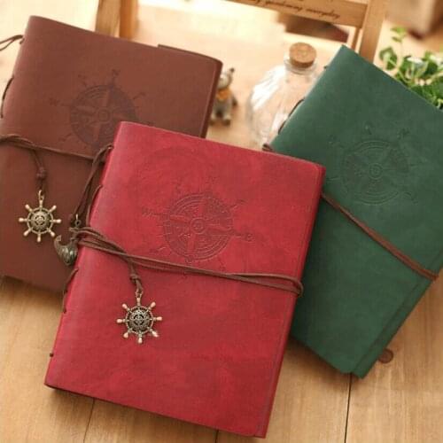 DIY Leather Vintage Handmade Retro Spiral Binding Craft Photo Albums for Wedding Family Scrapbooking Scrapbook, Wedding Photo