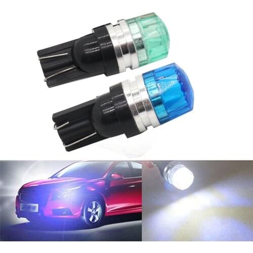 W5W 194 T10 LED Car bulb 6000K White Green Blue Red Wedge License Plate Lamp Dome Light White
