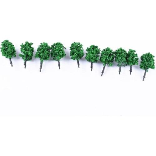 10PCS Model Trees Diorama Tree Train Tree Railroad Scenery Diorama Model