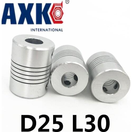 20pcs Aluminium Plum Flexible Shaft Coupling 10mm To 12mm Motor Connector Flexible Coupler 10mmx12mm D25mm L30mm