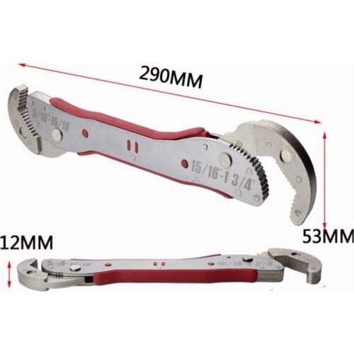 9-45mm Adjustable Multi-function Torque Spanner Tools Universal Wrench Pipe Magic Wrench Home Hand Tool Plumbers Repair Tools