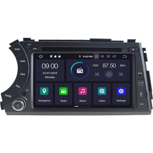 DSP IPS Android 10 4G RAM 64G ROM Output CAR DVD PLAYER For Ssang yong Ssangyong Actyon Kyron GPS radio screen receiver PC