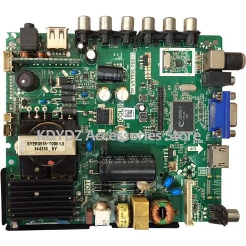 Free shipping Good test for H32E12 32EU3000 Motherboard TP.VST59S.PB813 With Arbitrary Screen