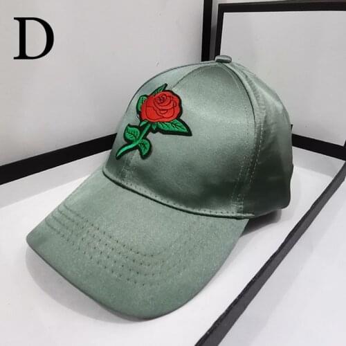 HT547 Rose Embroidery Baseball Caps Unisex Flower Dad Hat Cap High Quality Embroidery Man Women Summer Hat
