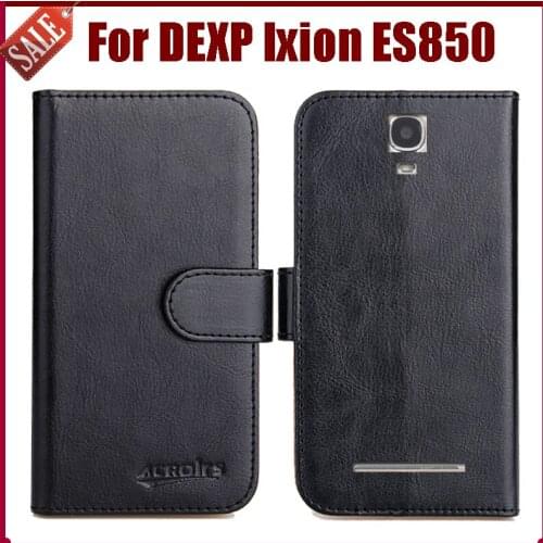 Hot Sale! DEXP Ixion ES850 Case New Arrival 6 Colors High Quality Flip Leather Protective Cover For DEXP Ixion ES850 Case