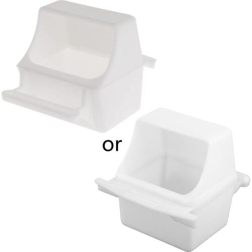 Bird Feeder Anti Splash Feeding Bowl Box Splash Proof Cage Parrot Pigeon Budgie Equipment Plastic Drink Water
