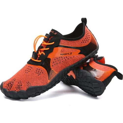 Ollymurs Aqua Shoes mens shoes Women Summer Swim Drain hole sole Rubber Non-slip On surf Light Beach Unisex Water Shoes