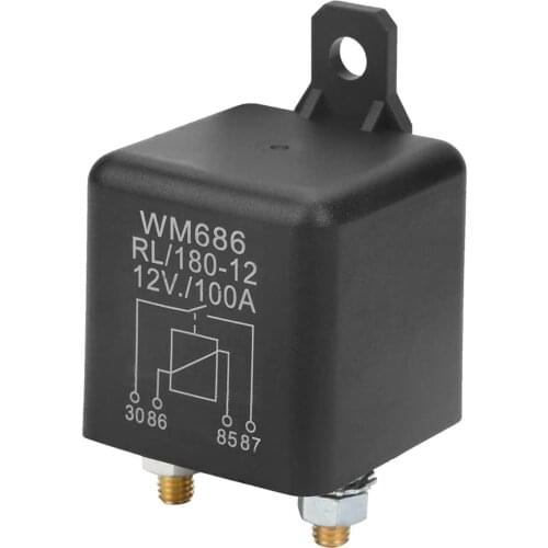 WM686 100A RL/180 12V DC Dust-proof Automotive Fuseds Car Starter Relay Accessory Car Accessories