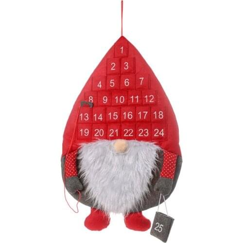 Christmas Decorations Nordic Forest Old Man Wall Calendar Rudolph Countdown Calendar Creative Wall Calendar Home Decoration