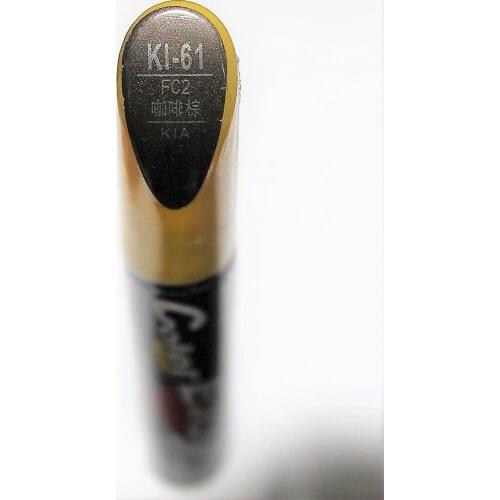 Car scratch repair pen, auto brush painting pen coffee brown color for KIA Kx5