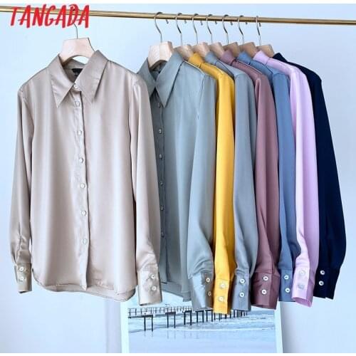 Шелковые блузки Tangada China At AliExpress