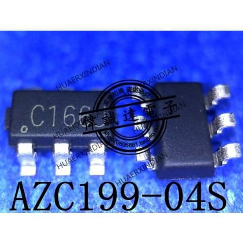 1Pieces new Original AZC199-04S.R7G type C166J C166 SOT23-6 1. In stock real picture