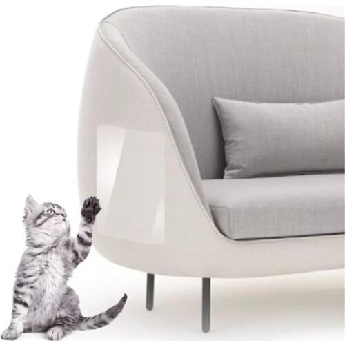 6PCS Cat Claw Sticker Set Cat Scratching Guards Sofa Protection Pads Furniture Protect Mat Pet Anti-Scratch Sticker Cat Paw Tape
