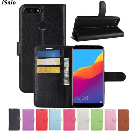 For Huawei Y6 Prime 2018 Wallet Case Cover Flip Leather Phone Case For Huawei Y 6 Prime Y6Prime 2018 ATU-L31 ATU-L42 Card Cover