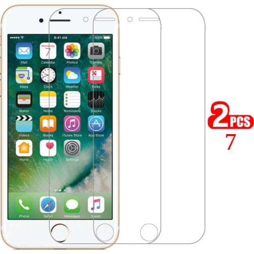 Case for apple iphone 7 cover tempered glass screen protector on i phone 7 iphone7 apple7 4.7 protective coque bag accessories