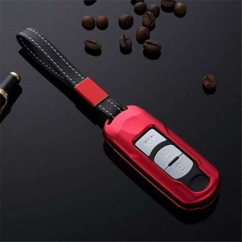 Alloy Car Remote Key Case Fob Cover For Mazda 2 3 6 Atenza Axela CX-5 CX5 CX 5 CX-7 CX-9 2015 2016 2017 2018 Smart 2/3 Buttons