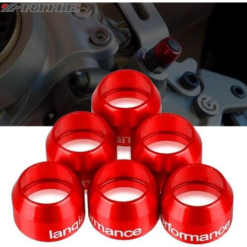 For Ducati MULTISTRADA 620 950 1260 Enduro Pikes Peak V4 S Sport 2018 2019 2020 2021 Motorcycle CNC Billet Bleed Valve Cover Kit