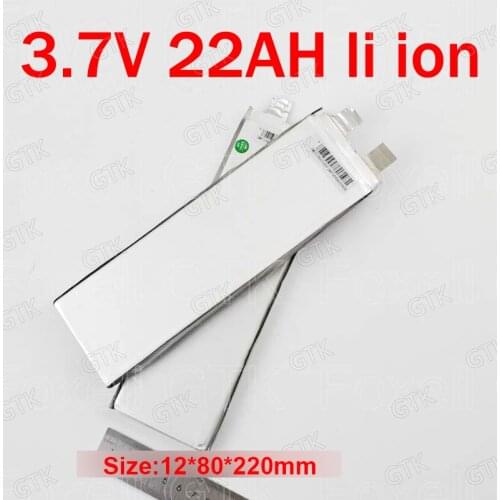14pcs GTK high capacity 3.7v 22Ah lithium cells lipo polymer not 20ah 25Ah for diy 48v 20ah pack electric bike power tool