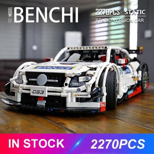 Mould King 13075 AMG C63 DTM Model Car Compatible LepinBlock Techinic MOC-6687 6688 Building Blocks Bricks Educational Toy Gift