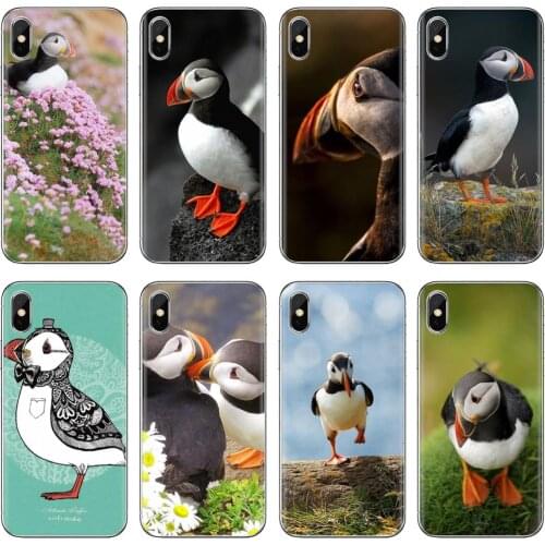 Soft Silicone Case Atlantic Puffin Faroe Islands Art For Samsung Galaxy J1 J2 J3 J4 J5 J6 J7 J8 Plus 2018 Prime 2015 2016 2017