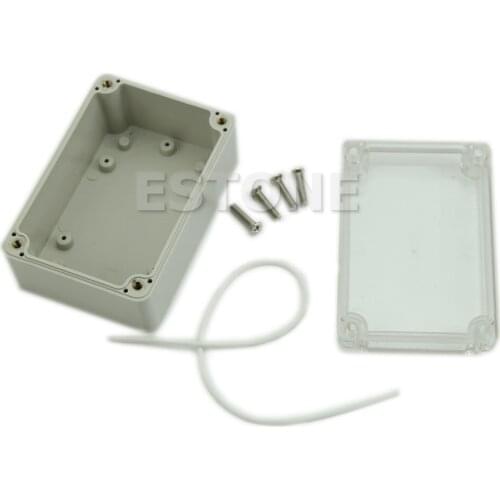 Plastic Waterproof Cover Clear Electronic Project Box Enclosure Case 100x68x50mm New