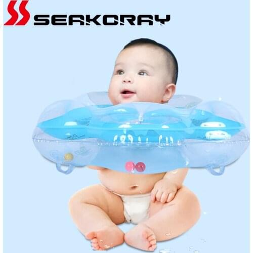 Swimming Rings Baby Accessories Neck Ring Tube Safety Infant Float Circle for Bathing Inflatable Flamingo Inflatable Water
