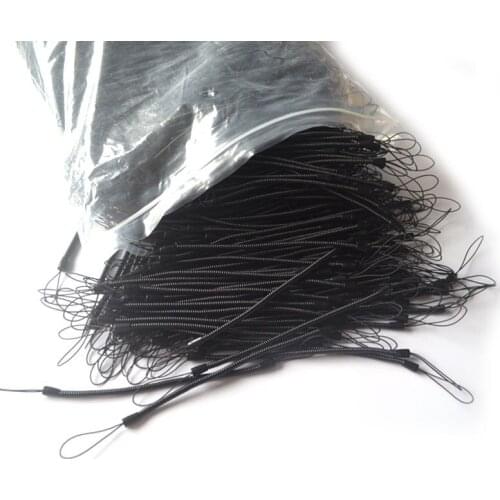 PU Lanyard Phone Strap Keycord Spring Rope Lanyards for Mobile Pen Lanyard Hang CellPhone Stylus Plastic Straps Rope