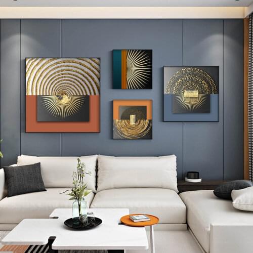 Retro Abstract Decorative Painting Nordic Background Wall Painting Living Room Paintings Modern Minimalist Restaurant Murals