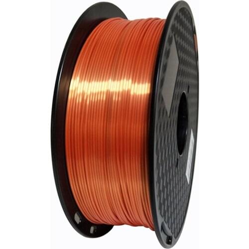 Silk pla Orange 3d Printer Filament 1.75mm 500g Silky Shine Shiny 3D Printing Material Metal Feel Silk Print Filament