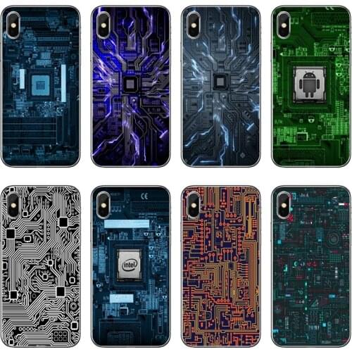Computer Motherboard board Silicone Phone Case For Huawei Honor 20 10i 9X 10 Lite 8S 8C 8X 7C 7X 7A Mate 40 30 20 lite Pro