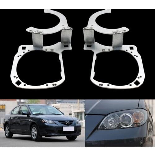 Taochis Car-Styling frame adapter module DIY Bracket Holder for Mazda 3 Hella 3 5 Projector lens Spot light
