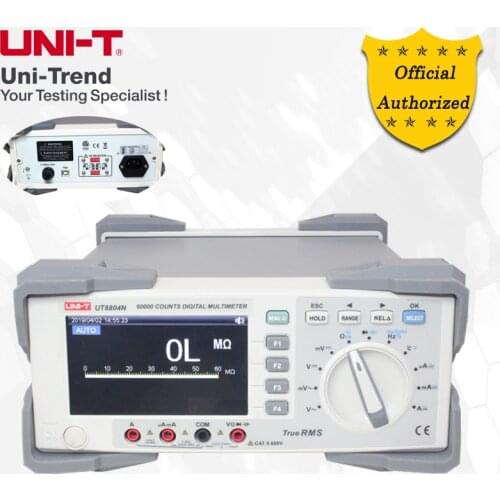 UNI-T UT8804N Benchtop Digital Multimeter; Auto Range / True RMS Digital Benchtop Multimeter / VFC Low Pass Filter