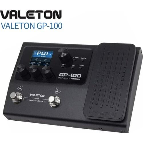 VALETON / GP-100 -Ampero\s brother model ultra-compact multi- Effector Processor Loop/Drum，Guitar Bass Pedal with 140
