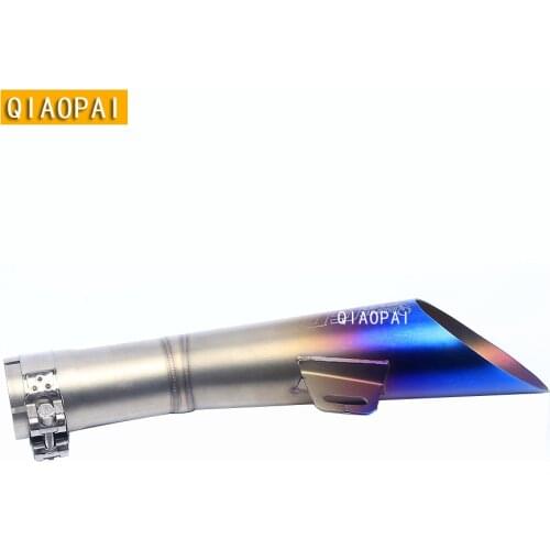 Motorcycle Exhaust Pipe HP/GP Moto Muffler Clamp 52MM Motorcycle Escape Pipe Accessory For Yamaha YZF R6 Cafe Racer Exhaust