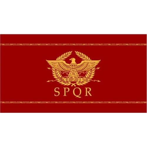 2x3ft/3x5ft/4x6ft Roman Empire Senate People Of Rome Eagle SPQR Flag F4