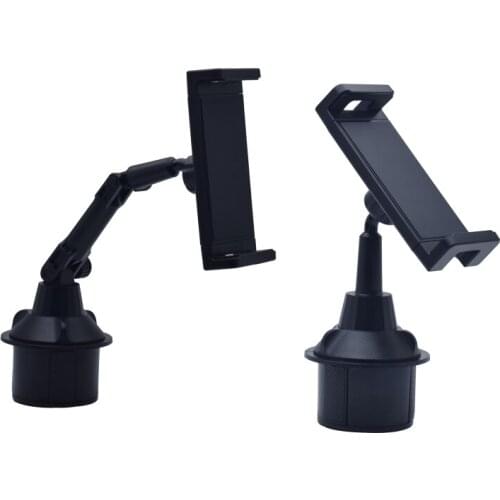 Car Cup Holder Phone Mount Universal Adjustable Angle Car Cradle Cup Tablet Mount for 4-13" Mobile Phone Tablet PC GPS