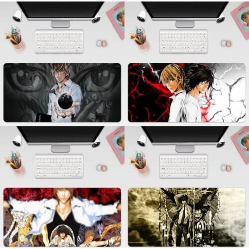 Light yagami DEATH NOTE Large Keyboard Cover Non-Slip Rubber Base Computer Carpet Desk Mat PC Game Mouse Pad