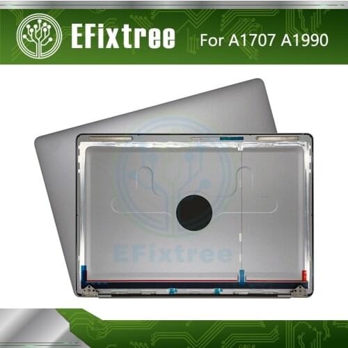 Space Grey A1707 A1990 Lid Cover Case With Logo Housing For Macbook pro 15'' Retina Back Cover EMC 3162 3072 3215 2016 2017 2018