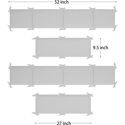 Four-suit Baby playpens Solid Color Soot Sanded Hair boy girl Baby Bumpers activity Anti-collision Bed Surrounding Gears Kit