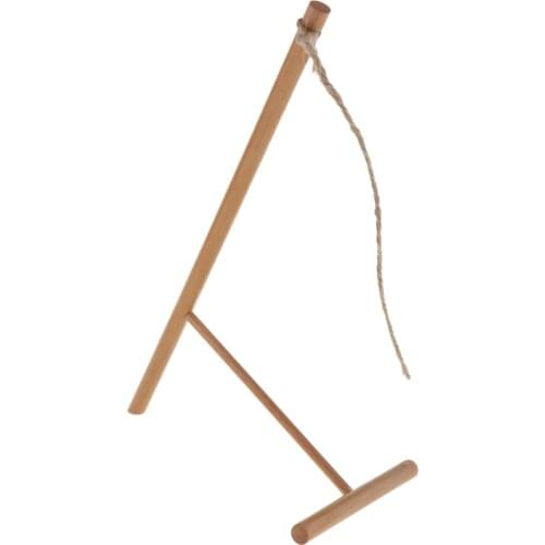 Wooden Sunglasses Stand Holder Suspended Type Display with Hanging Rope