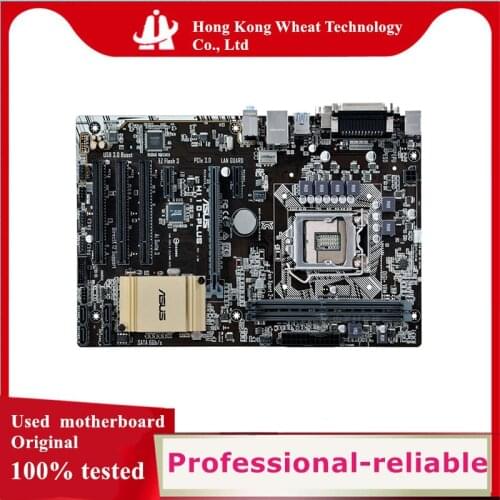 For ASUS H110-PLUS Motherboard Socket LGA 1151 DDR4 SATA3 For Intel H110 Original Desktop Used Mainboard