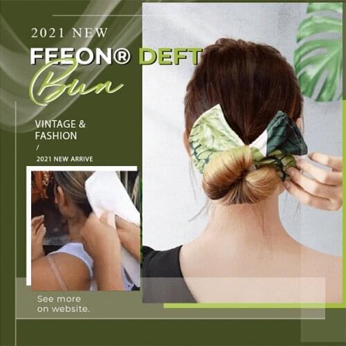 Feeon® Deft Bun 2021 New Type Hair Braiding Tool Hair Twist Braider Easy Use DIY Accessories Salon Women Braider Maker Girl Gift