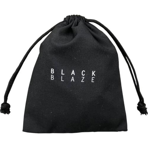 Black Cotton Jewelry Pouches 8x10cm 9x12cm 10x15cm 13x17cm pack of 50 Party Candy sack makeup Gift Bags