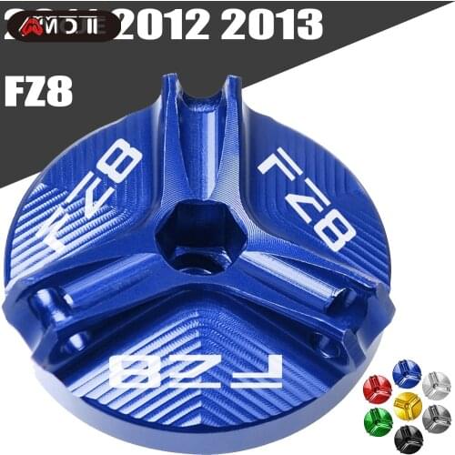 Engine Oil Filler Cap Drain Sump Plug Bolt Cover Screw Engine Oil Cap Bolt Screw filler cover For Yamaha FZ8 FZ 8 2011 2012 2013