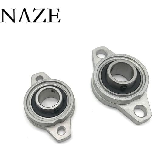 NAZE 2pcs KFL001 12mm Miniature Zinc Alloy Insert Linear Bearing Shaft Support CNC Part Mechanical Shaft Diamond Seat