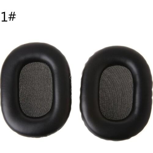 1 Pair Headphone Earpads Soft Earbuds Cushion Flexible Ear Pads Replacement for Sony MDR-7506 V6 LX9B